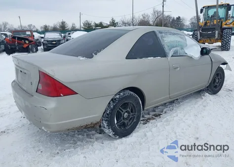 2003 Honda Civic Lx z USA, uszkodzony, nr VIN 1HGEM22593L042007